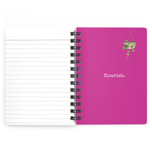 Load image into Gallery viewer, Plant Spiral Notebook- Pink