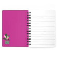 Load image into Gallery viewer, Plant Spiral Notebook- Pink
