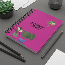 Load image into Gallery viewer, Plant Spiral Notebook- Pink