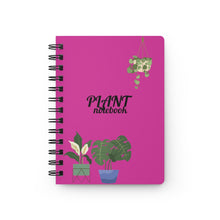 Load image into Gallery viewer, Plant Spiral Notebook- Pink