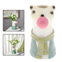 Load image into Gallery viewer, Resin Animal Head Flower Vase