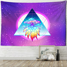 Load image into Gallery viewer, Psychedelic Mushroom Mandala Tapestry Wall Hanging