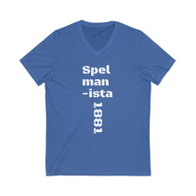 Load image into Gallery viewer, Unisex Jersey Short Sleeve V-Neck Tee
