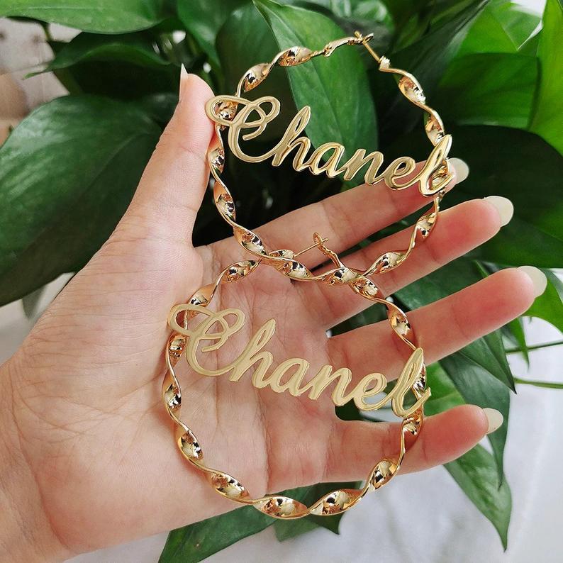 Twisted Hoop Earrings