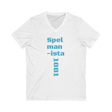 Load image into Gallery viewer, Unisex Jersey Short Sleeve V-Neck Tee
