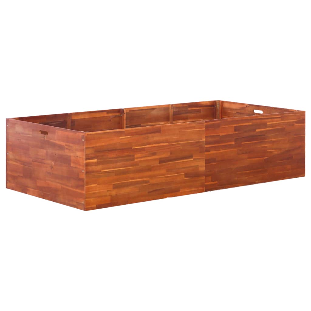 vidaXL Garden Raised Bed Solid Acacia Wood Planter Flower Pot Box Multi Sizes
