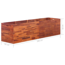Load image into Gallery viewer, vidaXL Garden Raised Bed Solid Acacia Wood Planter Flower Pot Box Multi Sizes

