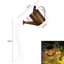 Load image into Gallery viewer, Watering Can Solar Garden Landscape Path LED String Lights Yard Stake With Planter Yard Lawn Art Outdoor Christmas Decorations
