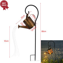Load image into Gallery viewer, Watering Can Solar Garden Landscape Path LED String Lights Yard Stake With Planter Yard Lawn Art Outdoor Christmas Decorations
