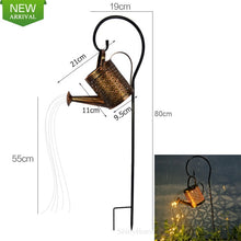 Load image into Gallery viewer, Watering Can Solar Garden Landscape Path LED String Lights Yard Stake With Planter Yard Lawn Art Outdoor Christmas Decorations
