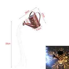 Load image into Gallery viewer, Watering Can Solar Garden Landscape Path LED String Lights Yard Stake With Planter Yard Lawn Art Outdoor Christmas Decorations
