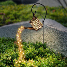 Load image into Gallery viewer, Watering Can Solar Garden Landscape Path LED String Lights Yard Stake With Planter Yard Lawn Art Outdoor Christmas Decorations
