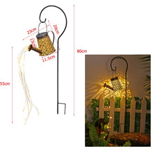 Load image into Gallery viewer, Watering Can Solar Garden Landscape Path LED String Lights Yard Stake With Planter Yard Lawn Art Outdoor Christmas Decorations
